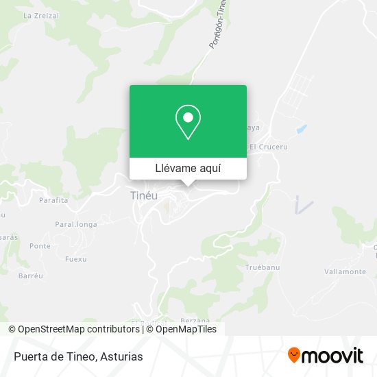 Mapa Puerta de Tineo