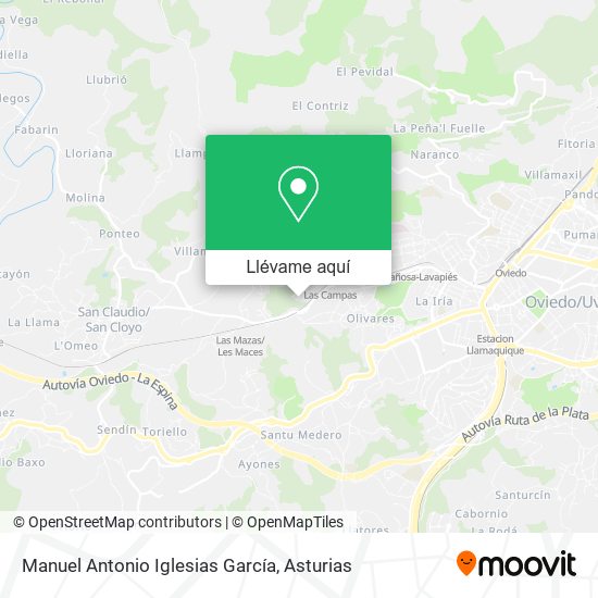 Mapa Manuel Antonio Iglesias García