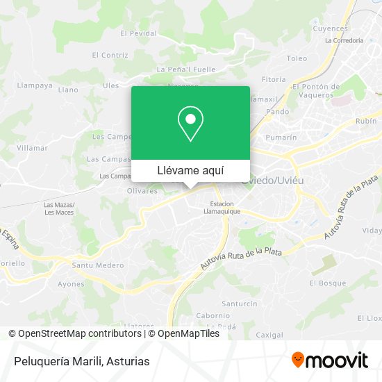 Mapa Peluquería Marili