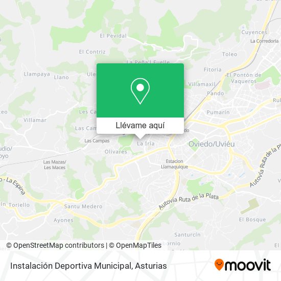 Mapa Instalación Deportiva Municipal