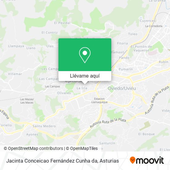 Mapa Jacinta Conceicao Fernández Cunha da