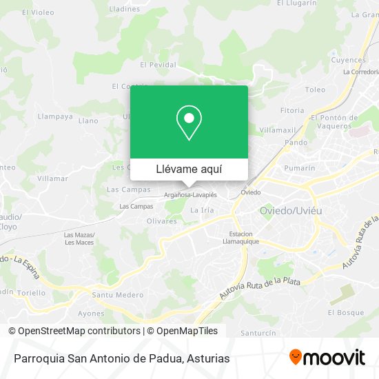Mapa Parroquia San Antonio de Padua
