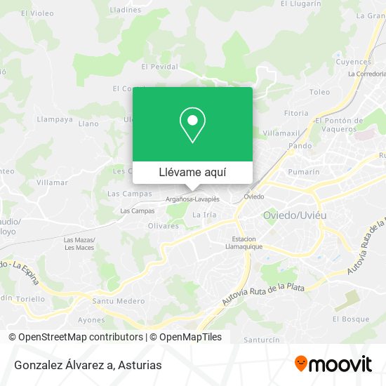 Mapa Gonzalez Álvarez a