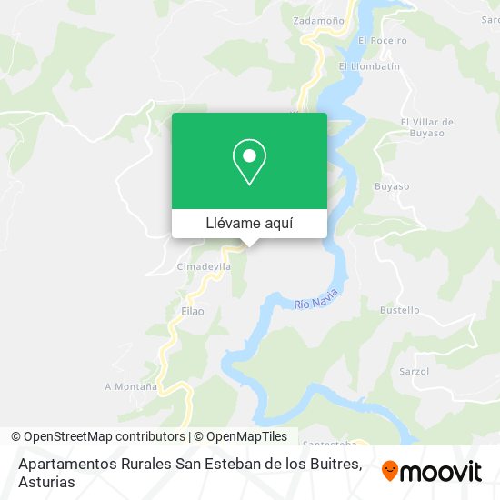Mapa Apartamentos Rurales San Esteban de los Buitres