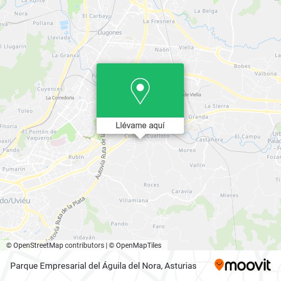 Mapa Parque Empresarial del Águila del Nora