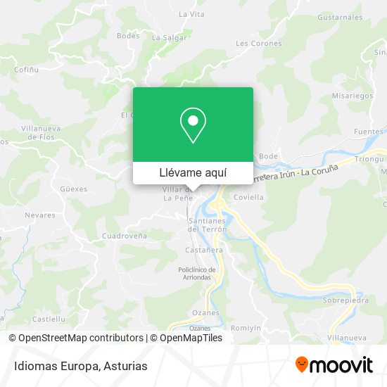 Mapa Idiomas Europa