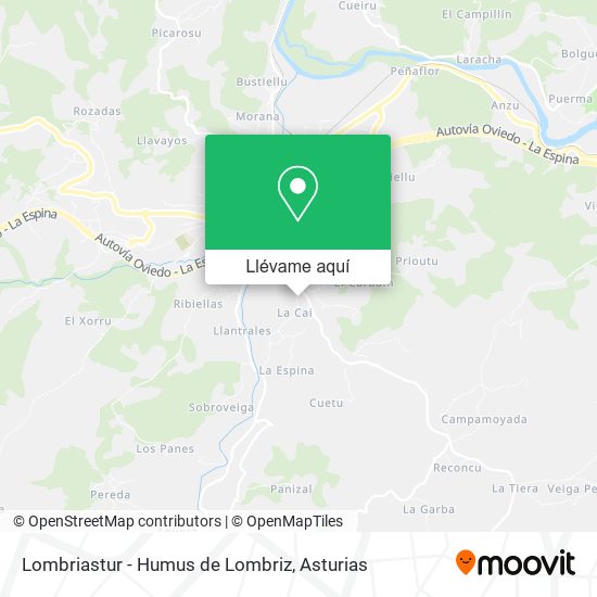 Mapa Lombriastur - Humus de Lombriz