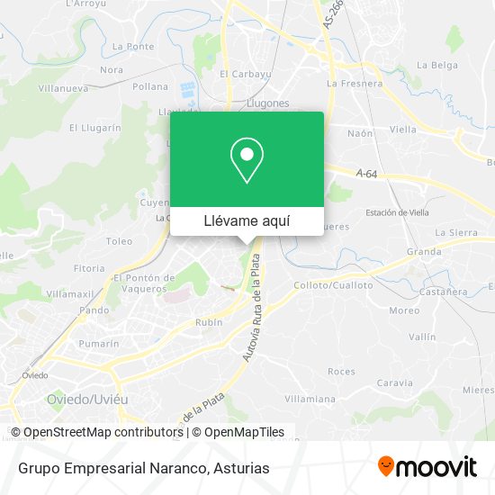 Mapa Grupo Empresarial Naranco