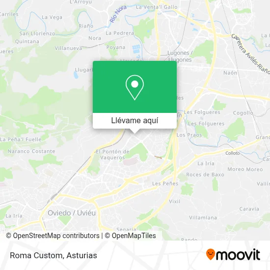 Mapa Roma Custom