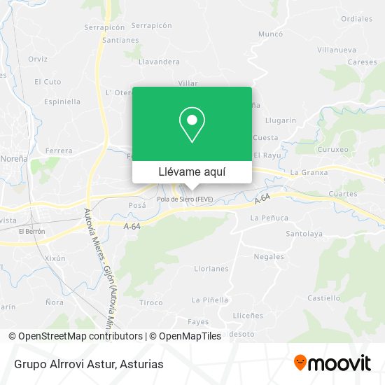 Mapa Grupo Alrrovi Astur