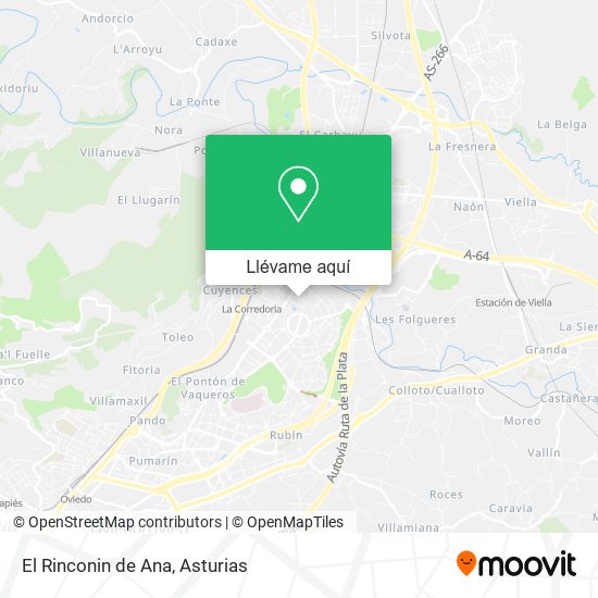 Mapa El Rinconin de Ana