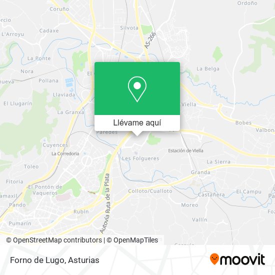 Mapa Forno de Lugo