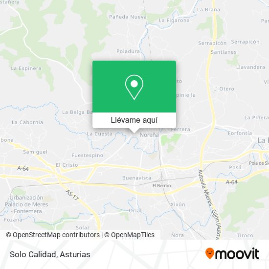 Mapa Solo Calidad