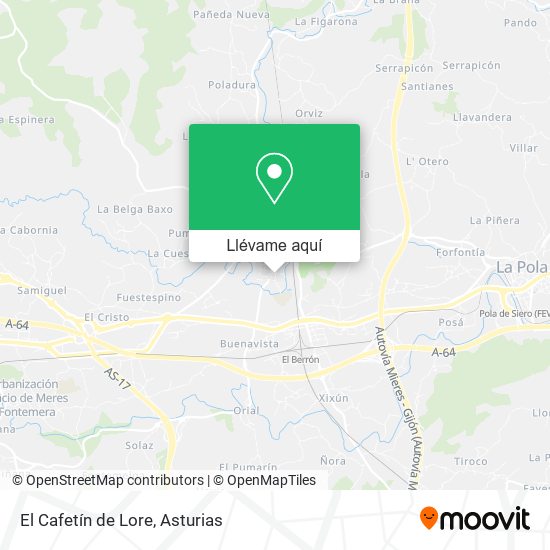 Mapa El Cafetín de Lore