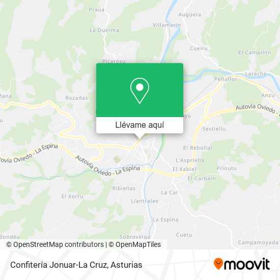 Mapa Confitería Jonuar-La Cruz
