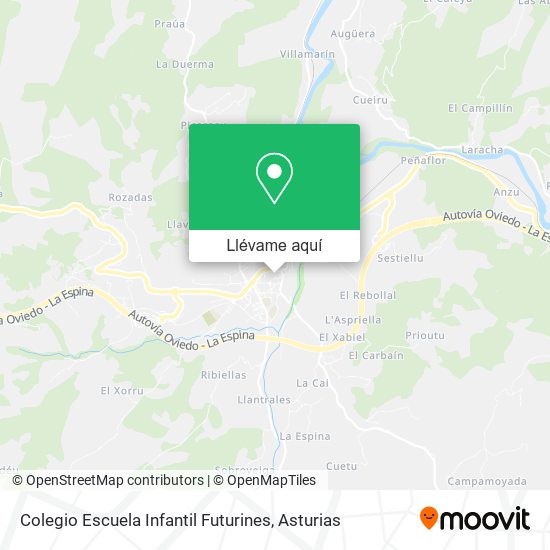 Mapa Colegio Escuela Infantil Futurines