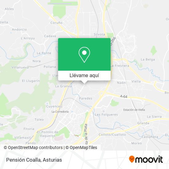 Mapa Pensión Coalla