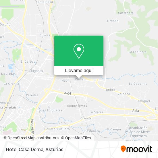 Mapa Hotel Casa Dema
