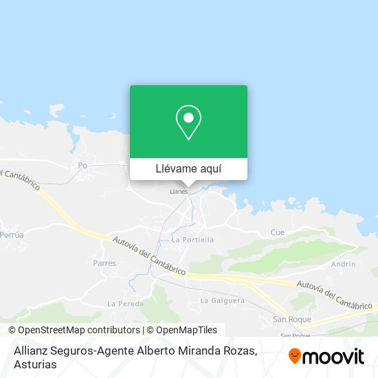 Mapa Allianz Seguros-Agente Alberto Miranda Rozas