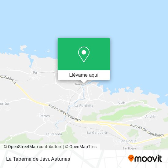 Mapa La Taberna de Javi