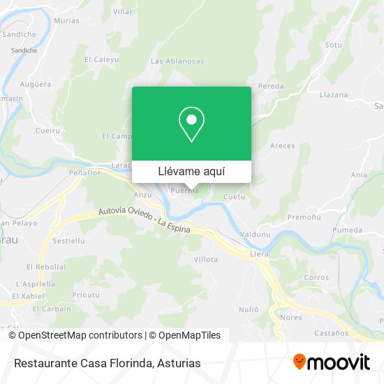 Mapa Restaurante Casa Florinda