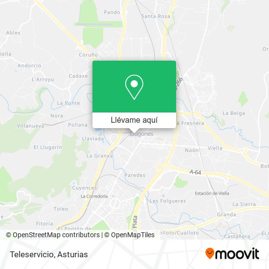 Mapa Teleservicio
