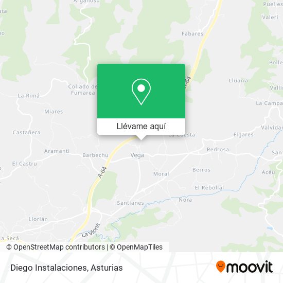 Mapa Diego Instalaciones
