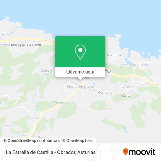 Mapa La Estrella de Castilla - Obrador