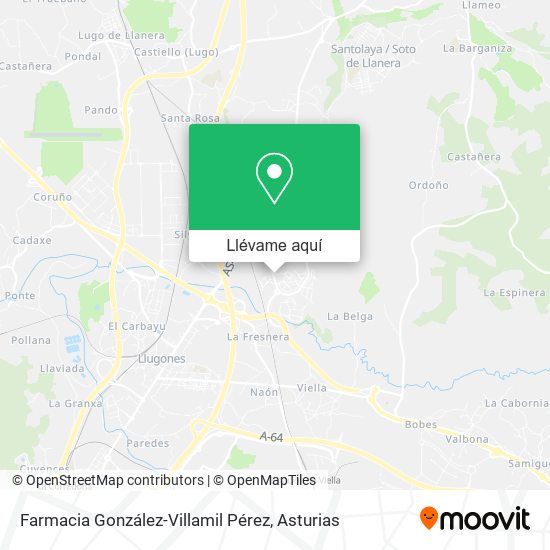 Mapa Farmacia González-Villamil Pérez
