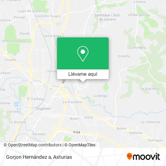 Mapa Gorjon Hernández a