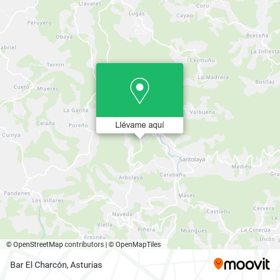 Mapa Bar El Charcón
