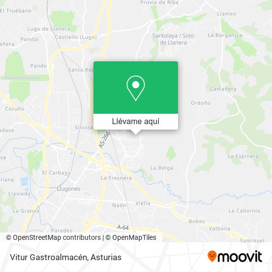 Mapa Vitur Gastroalmacén