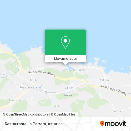 Mapa Restaurante La Parrera