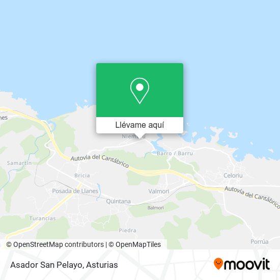 Mapa Asador San Pelayo