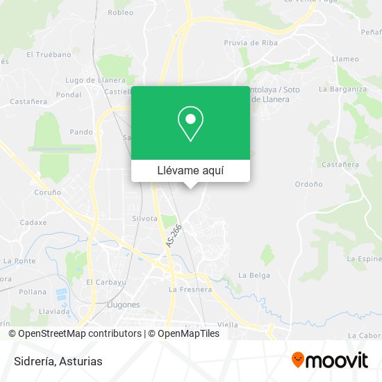 Mapa Sidrería