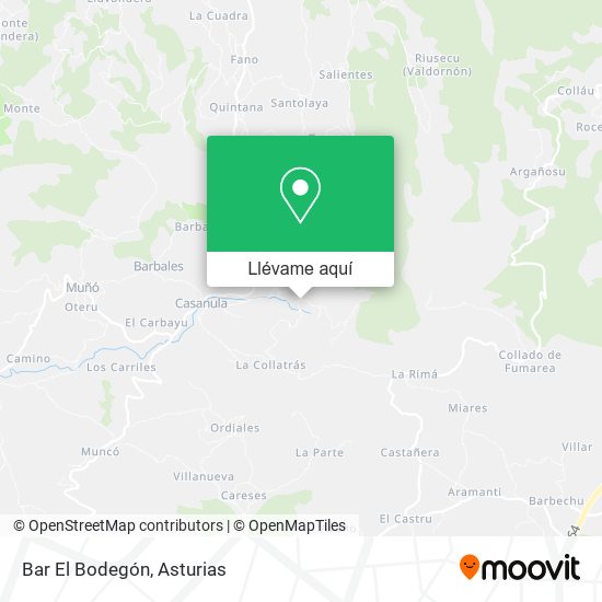 Mapa Bar El Bodegón