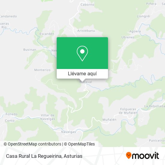 Mapa Casa Rural La Regueirina