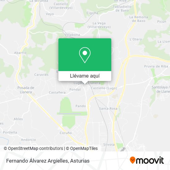 Mapa Fernando Álvarez Argíelles