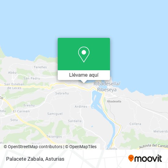 Mapa Palacete Zabala