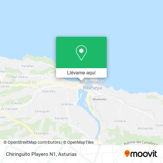 Mapa Chiringuito Playero N1
