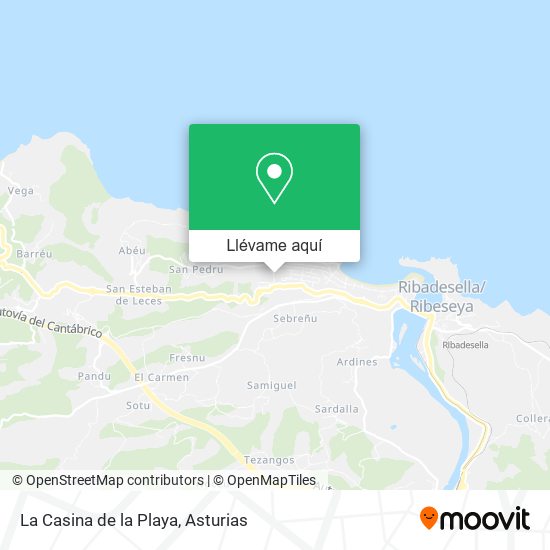 Mapa La Casina de la Playa