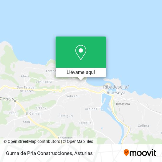 Mapa Guma de Pria Construcciones