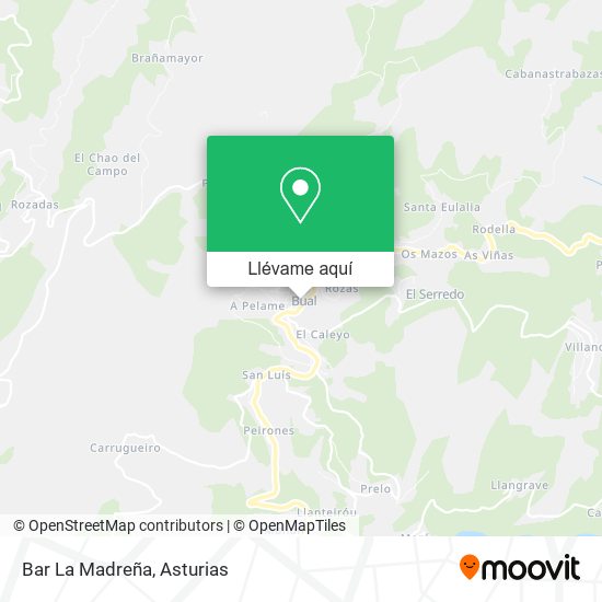 Mapa Bar La Madreña