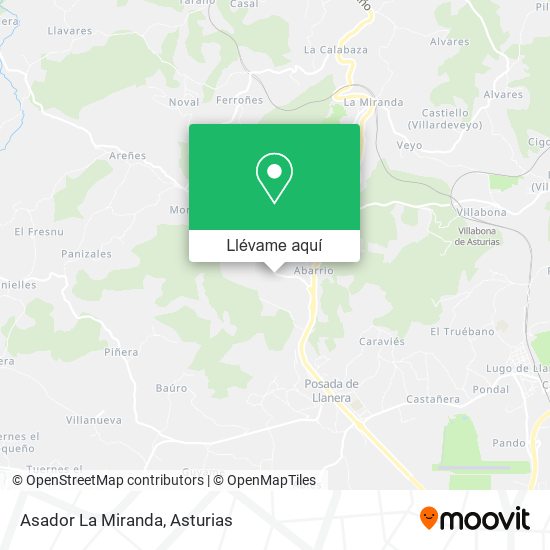 Mapa Asador La Miranda