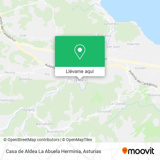 Mapa Casa de Aldea La Abuela Herminia