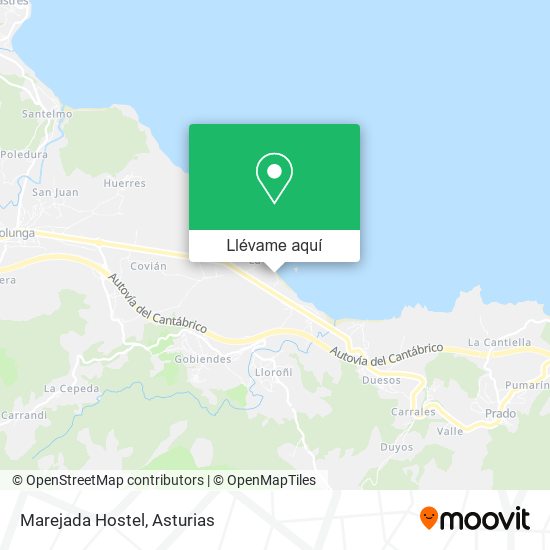 Mapa Marejada Hostel