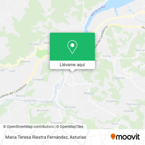 Mapa Maria Teresa Riestra Fernández