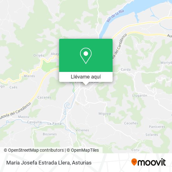 Mapa María Josefa Estrada Llera