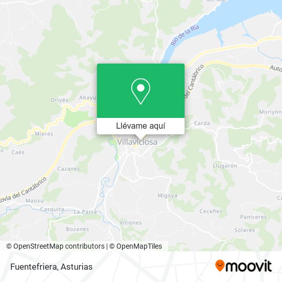 Mapa Fuentefriera