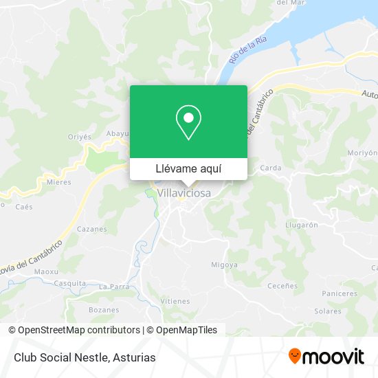 Mapa Club Social Nestle